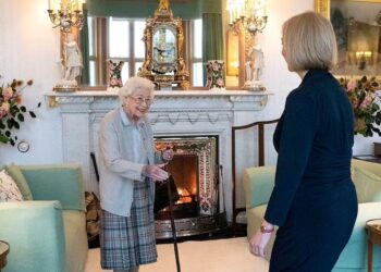 Liz Truss visits Queen Elizabeth II after being named prime minister of Great Britain.