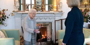 Liz Truss visits Queen Elizabeth II after being named prime minister of Great Britain.