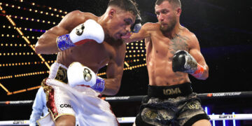 Vasiliy Lomachenko guts out choice triumph over Jamaine Ortiz in hotly anticipated return to the ring