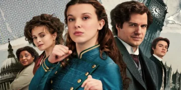 Millie Bobby Brown and Henry Cavill’s smouldering chemistry in Enola Holmes 2 is “a job well done,” according to the review.