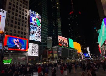 From Italy to Times Square: Matteo Cammisa’s Magical Talent Lights Up Iconic Billboard